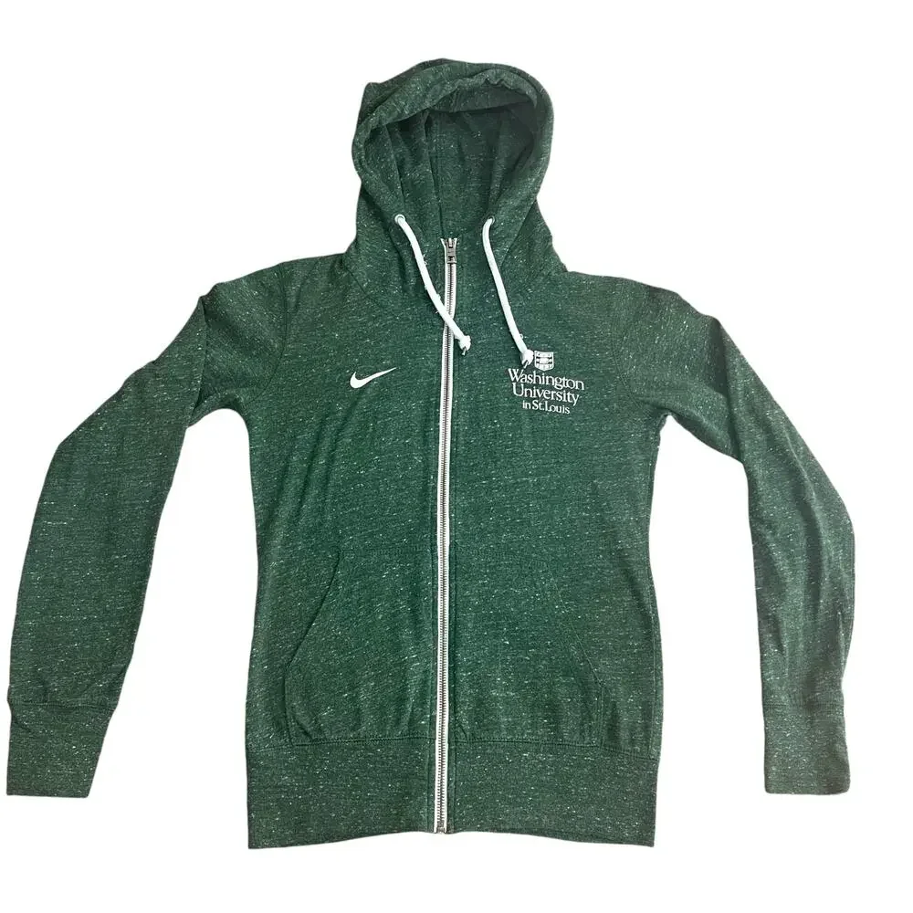 Nike (XS) Washington University St. Louis Full Zip Long Sleeve Hooded Jacket